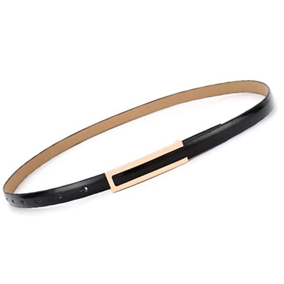 Women\'s Fashion Elegant Skinny Patent Leather Belt main image 4
